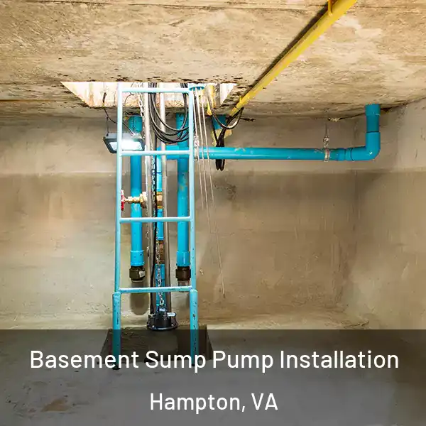  Basement Sump Pump Installation Hampton, VA