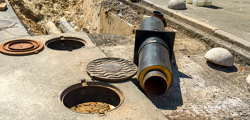 Lateral Sewer Line Replacement in Hampton