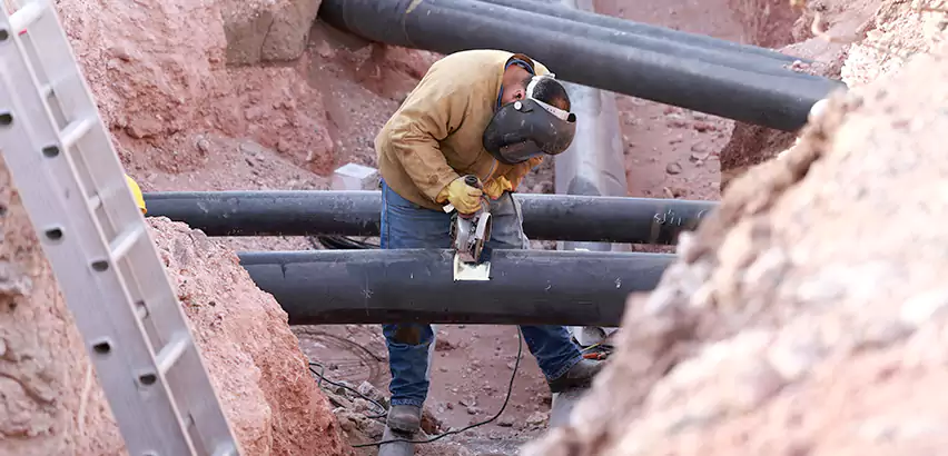 Cast Iron Sewer Pipe Replacement in Hampton